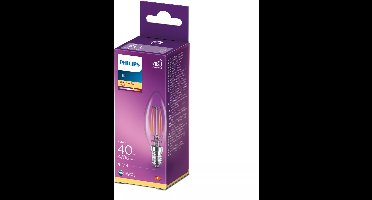 Philips E14 Kaarslamp lichtbron - warm wit licht - 4,3W