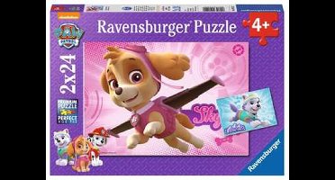 Ravensburger Paw Patrol Skye and Everest Legpuzzel 24 stuk(s) Stripfiguren