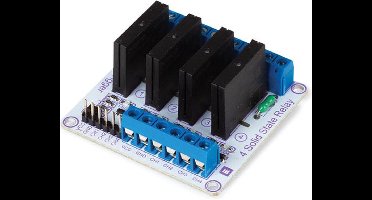 Whadda Whadda 4-kanaals AC-schakelmodule, voor veilige en betrouwbare stroomregeling