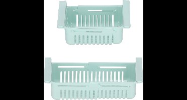 Springos Koelkast Organizer | Keuken Organizer | Lade Organizer | Verstelbaar | Mint