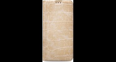 Mobilize Premium Gelly Book Case Samsung Galaxy A8 2018 Alligator Peanut Brown