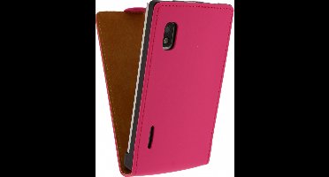 Mobilize Ultra Slim Flip Case LG Optimus L5 E610 Fuchsia