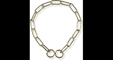 Topmast Slipketting Vintage - Halsband Hond - Goud - 72 cm - Sliphalsband - Voor Honden