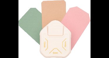 Vaessen Creative 3-in-1 Hoekpons – Diagonaal