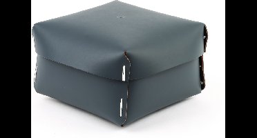 Vacavaliente - Ruca Opbergbox M - Gerecycled Leer - Blauw