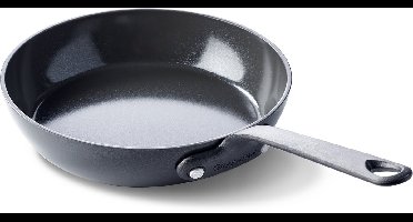 Greenpan Craft Koekenpan 24cm – PFAS-vrij – Zwart – Inductie- en Vaatwassergeschikt – Ovenbestendig tot 220° - Gehard Aluminium – RVS Handgrepen – Groter bakoppervlak