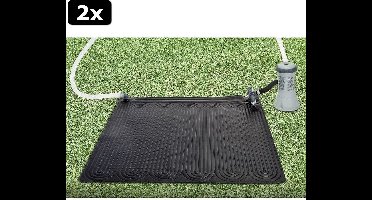 2x Intex 28685 Solar Verwarmingsmat Zwembadwater 120x120cm