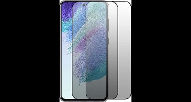 Screenprotector Geschikt voor Samsung Galaxy S21 FE Privacy Screenprotector 2Pack - Privacy Screenprotector Geschikt voor Samsung Galaxy S21 FE - Privacy Glas S21 FE - Privacy Screenprotector Geschikt voor Samsung Galaxy S2