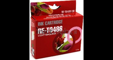 FLWR T0486 licht magenta - Geschikt voor Epson