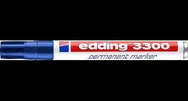 Edding Marker 3300 Permanent Beitelvormig 1-5 Mm Blauw