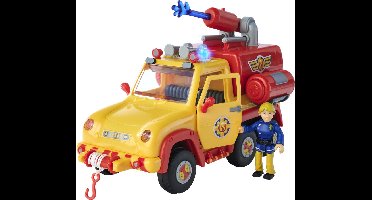 Simba - Brandweerman Sam Brandweerauto Venus 2.0 met figuur - Speelgoedvoertuig - vanaf 3 jaar