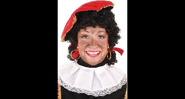 Pruik - Piet - Verstelbare kap - Met staartjes