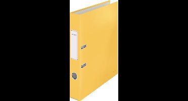 Leitz Cosy 180° A4 Ordner met Rugetiket - 2-Rings met Zacht Oppervlak - Rugbreedte Van 50mm - Warm Geel