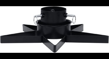 vidaXL - Kerstboomstandaard - 47x47x13,5 - cm - zwart