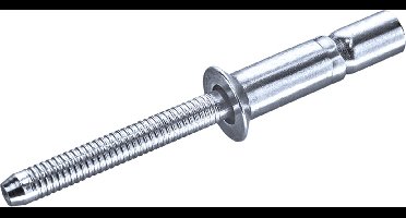 GOEBEL® - 250 x Constructie blindklinknagels (Ø x L) 6,4 x 16 mm - RVS A2 / RVS A2 - Verzonken kop - M-LOCK - 7779964160 - Popnagel