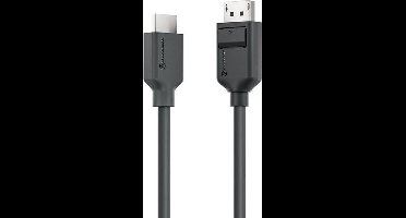 ALOGIC EL2DPHD-03 video kabel adapter 3 m DisplayPort HDMI Zwart