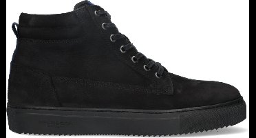 McGregor Heren Sneakers - Zwart - Hoge Sneakers - Nubuck - Veters