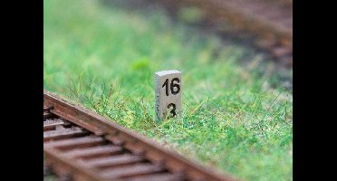 Faller - 10 Hectometer stenen - modelbouwsets, hobbybouwspeelgoed voor kinderen, modelverf en accessoires