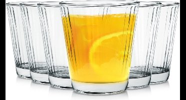 Drinkglazen voor Dranken 220 ml 6 stuks - Waterglazen - Glazen - Limonadeglazen