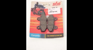 remblokje sbs voor motor honda 125 cb 2015 tot 2016 jc64a / av nieuw