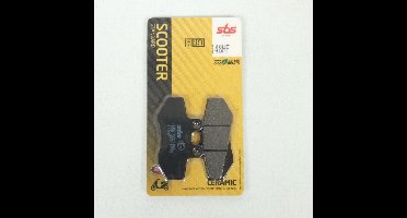 Plaquette frein AV Carbone Céramique SBS pour scooter Gilera 125 FX 148HF Neuf