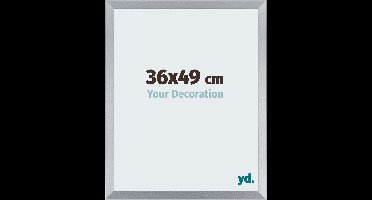 Your Decoration - Fotolijst 36x49 cm - MDF - Zilver Glans - Catania