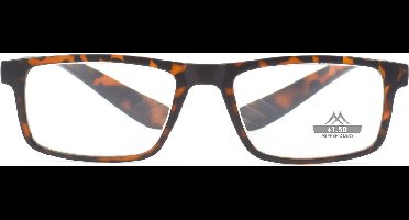 Montana MNR3A leesbril nekhanger Tortoise +3.00 - Rechthoekig - Lange poten