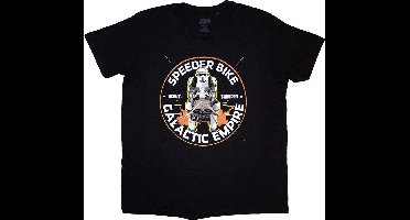 Disney Star Wars - Speeder Bike Galactic Empire Heren T-shirt - XL - Zwart