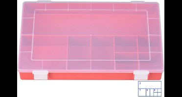 Hünersdorff Assortimentsdoos (l x b x h) 335 x 225 x 55 mm Aantal vakken: 8 Vaste onderverdeling 1 stuk(s)