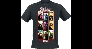 Slipknot Iowa Band Splatter Heren T-shirt - zwart - XXL