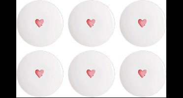 Villeroy & Boch - With Love - Sending Love Ontbijborden 6 stuks