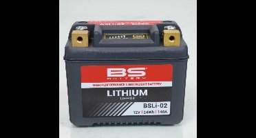 lithiumbatterij bs accu voor scooter malaguti 50 ciak 2000 tot 2005 yb5l-b / hjb5l-fp / 12v 1.6ah nieuw