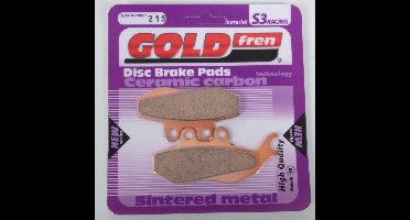 goud fren remblok voor motorfiets rieju 50 nkd 2007 tot 2007 avg nieuw