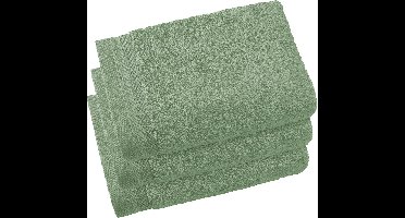 De Witte Lietaer Gastendoekjes Contessa, Sea Green - 40 x 60 cm - 3 stuks - Katoen