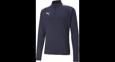 PUMA teamLIGA 1/4 Zip Top Heren sportshirt - PUMA Navy-PUMA White