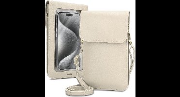 Mobielhoesje geschikt voor Lenovo P2 in WIT Etui Case Cover Handtas voor dames