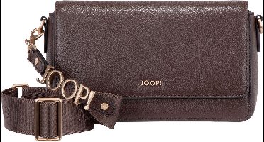 JOOP! Leren Schoudertas Avondtas Vivace Elissa Shoulderbag Darkbrown Donkerbruin