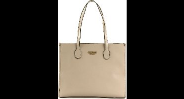 GUESS Shopper Silvana Girlfriend Tote Light Rum Beige