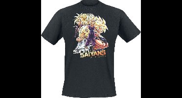 Dragon Ball Z - Super Saiyans Unisex T-shirt - zwart - S