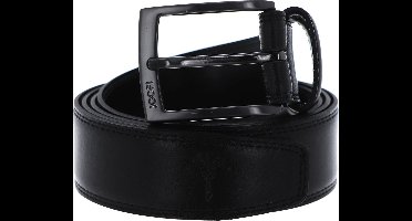 JOOP! Leren Riem Double Quilted Coll. Belt 3,5 CM W115 Black Zwart