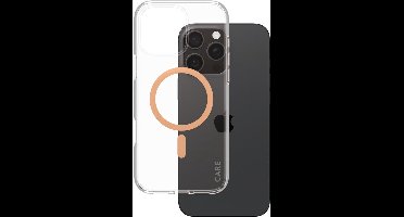 CARE by PanzerGlass Flagship Case - Transparant Urban Combat w. Peachy MagSafe iPhone 16 Pro Max