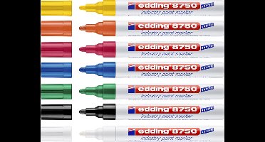 Paintmarker edding 8750 industrie 2-4mm groen | 10 stuks