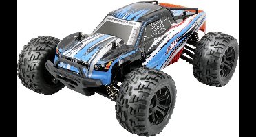 Reely RAW Blauw Brushed 1:14 RC auto Elektro Monstertruck 4WD RTR 2,4 GHz Incl. accu en lader
