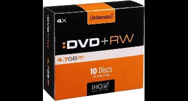 Intenso DVD+RW 4,7Gb 4x jewelcase (10)