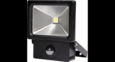 LED-SCHIJNWERPER VOOR BUITENSHUIS MET PIR-SENSOR - 10 W - NEUTRAALWIT