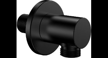 Wiesbaden Caral Doucheslangaansluiting - Mat Zwart