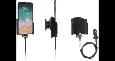 Brodit houder geschikt voor Apple iPhone X / Xs Actieve houder met 12V USB plug