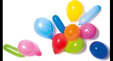10 Latex Ballonnen Kleur en Vorm Assorti