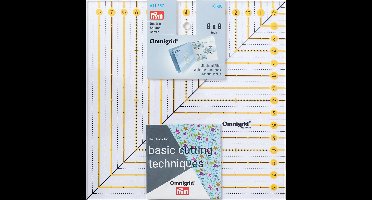 Patchwork Liniaal kwadraat 8 x 8 inch Omnigrid - Prym