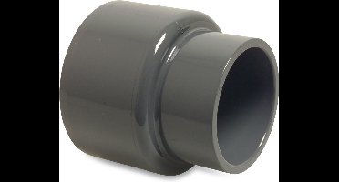 Mega Verloopsok PVC-U 75 mm x 50 mm lijmmof 16bar grijs
